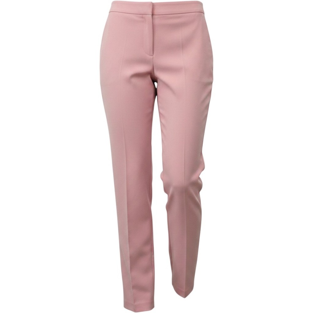 New York & Company 7th Avenue Pink Dress Pants Size 6 Average Straight Leg Rose